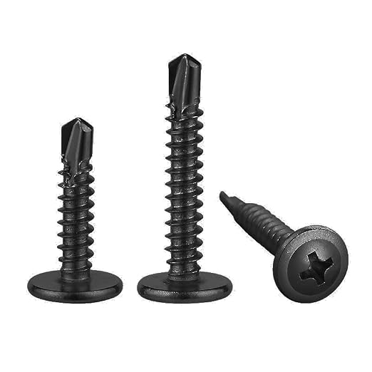 Wensilon #10×1-1/2” for Sheet Metal Self-Tapping Screws 410 Black Stainless - Image 5