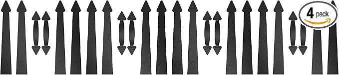 ZEKOO Garage Door Magnetic Decorative Hardware Kit, 8 Hinges 4 Handles Door by ZEKOO