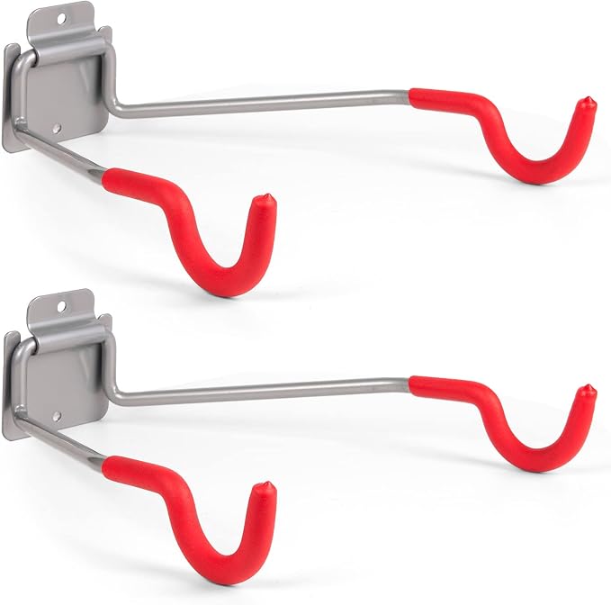 Bike Wall Mount Hangers,EVA Foam Padded Bicycle Hooks-Flip-Up Garage Bicycle - Image 8