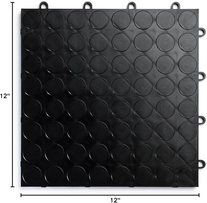 Big Floors RaceDeck CircleTrac, Interlocking Non-Slip Garage Flooring Tile - Image 7