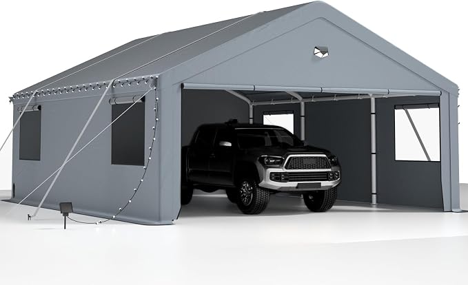 2 Car Carports 20X20 Heavy Duty,Car Ports - Image 7