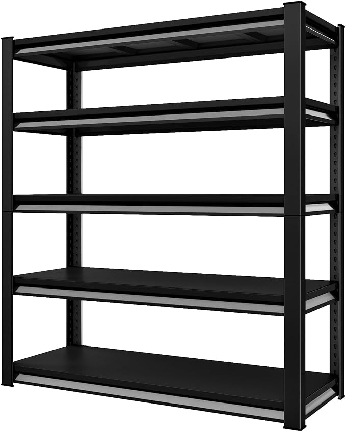 48" W Garage Shelving Heavy Duty,3000LBS Loads Adjustable Garage Storage Shelves - Image 6