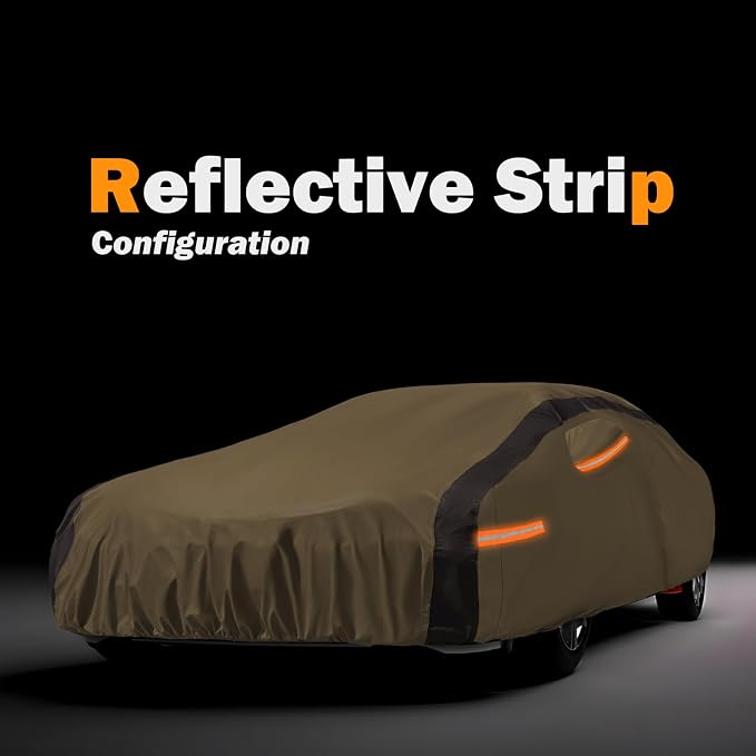 Corolla Car Cover Heavy Duty Waterproof All Weather Compatible - Image 7