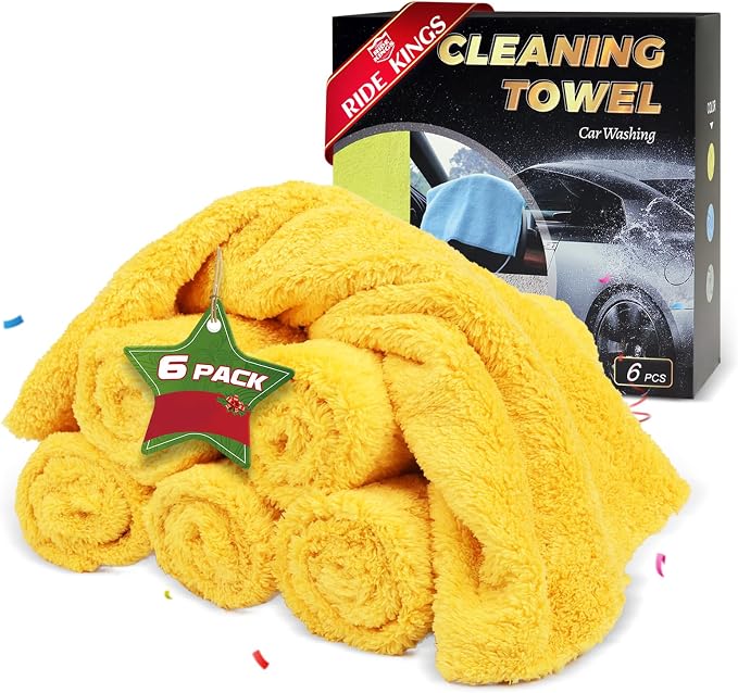 Micro Fiber Towels Car,Coral Fleece Car Wash Cleaning Towel, Scratch Free - Image 8