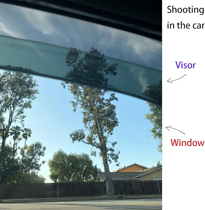4pcs Original Shatterproof Side Window Wind Deflector Tape on Sun Rain Guards - Image 9
