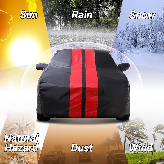 iCarCover Custom Car Cover for 1979-2004 Ford Mustang LX, GT Waterproof All - Image 6