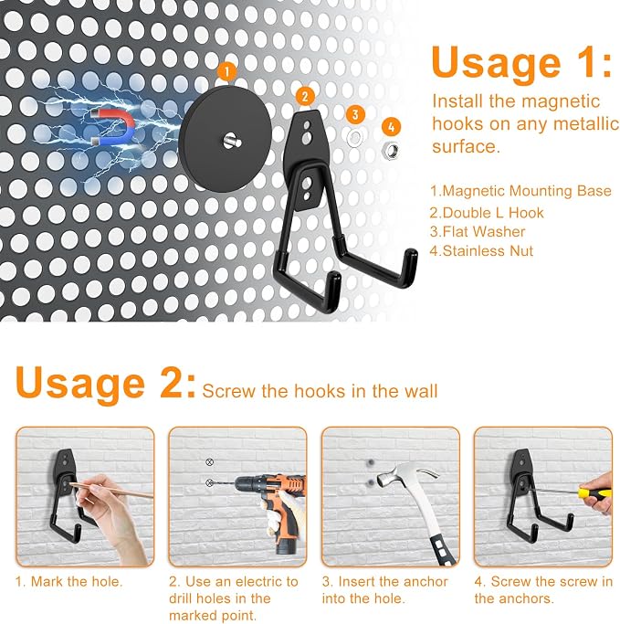 ENUODA Strong Magnetic Hooks Heavy Duty - Image 7
