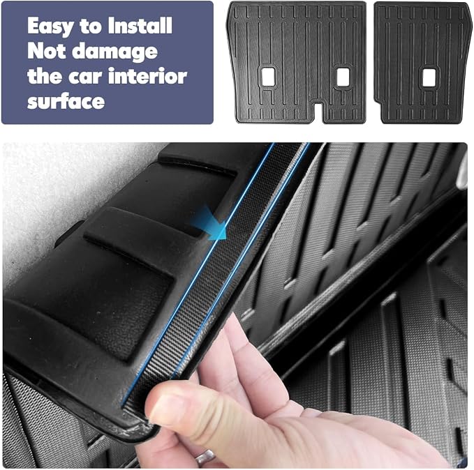 Floor Mats Fit for 2019-2025 Infiniti QX50 Floor Liner Cargo Mats,All-Weather - Image 6