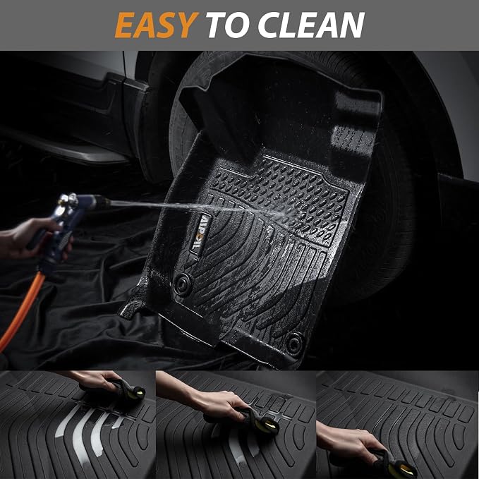 AIPOIL® Floor Mats for 2019-2023 Ford Range SuperCrewCab All Weather Protection - Image 6
