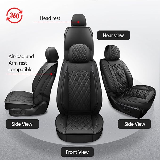 MIROZO Dodge Ram Seat Covers Full Set - Image 7