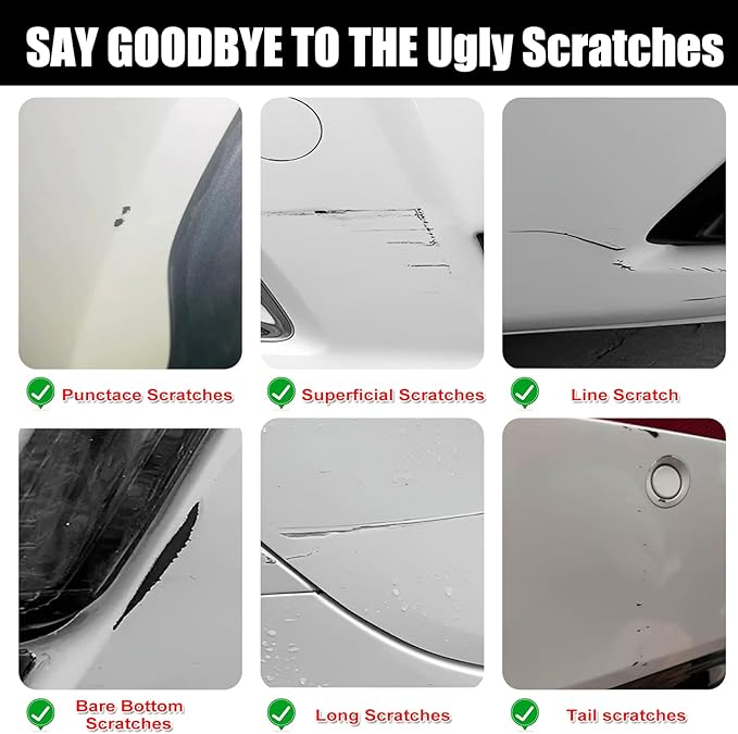 Car Touch Up Paint) for Cadillac, Car Paint Scratch Repair Kit, Quick & Easy - Image 7