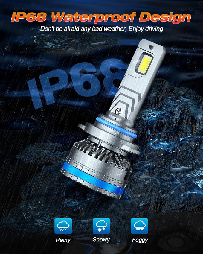 FAHREN 9006/HB4 Bulbs, 2025 Upgraded 120W 60000LM Fog Lighting Bulb - Image 7