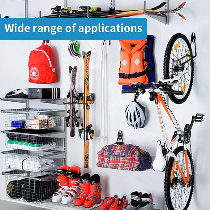 Garage Storage Utility Hooks,Garage Garden Tool Organizer,Steel Wall Mount Hooks - Image 7