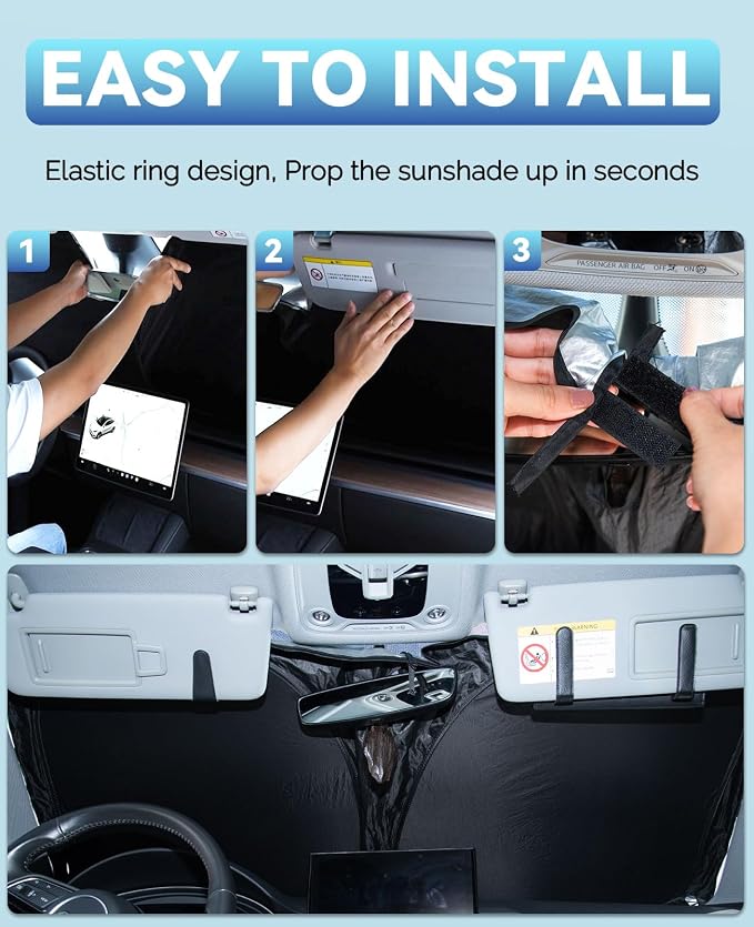 Sun Shade Sunshade for 2021-2023 2024 2025 BMW 4 Series M4 i4 440i 430i 428i - Image 7