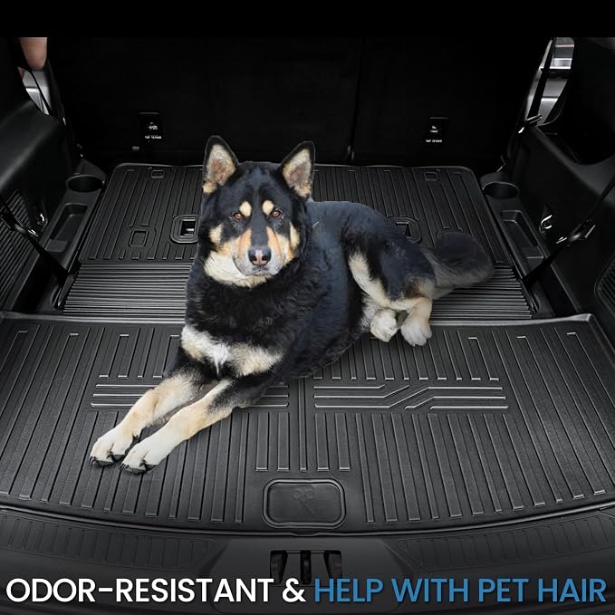 Floor Mats for 2020-2024 2025 Ford Explorer 6 Seats Captain Chairs Car Mat - Image 9