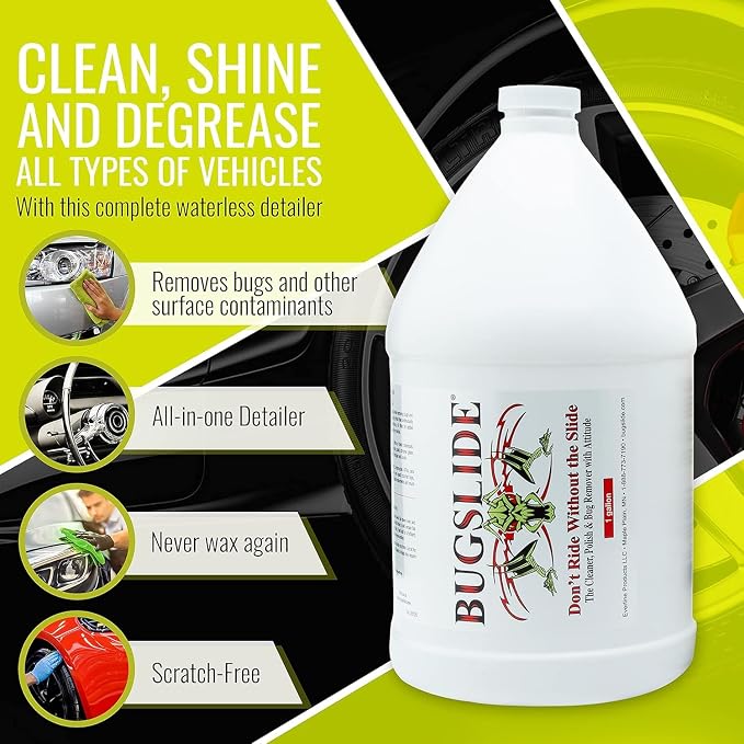 BugSlide Bug Remover Spray – All Purpose Car Cleaner & Detailer, - Image 9