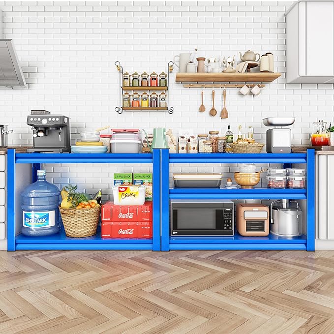 Garage Shelving Heavy Duty,Large Loads Adjustable Garage Storage Shelves - Image 7