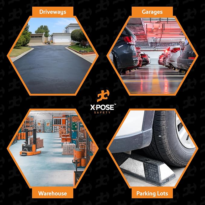 Xpose Safety 72" Heavy Duty Rubber Parking Stopper – Bulk 2 Full Pallets 100 - Image 7