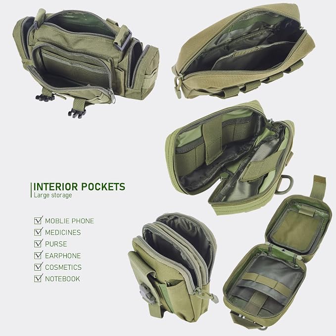 Universal Tactical Seat Back Organizer Vehicle Molle Panel Organizer Storage - Image 8