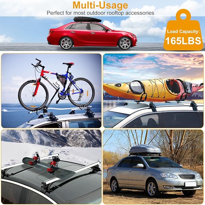 2Pcs Universal Roof Rack Cross Bars,47.24” Aluminum Cross Bars - Image 7