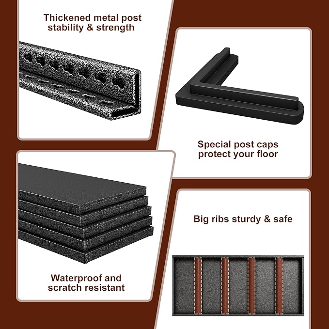 48" W Garage Shelving Heavy Duty,3000LBS Loads Adjustable Garage Storage Shelves - Image 6