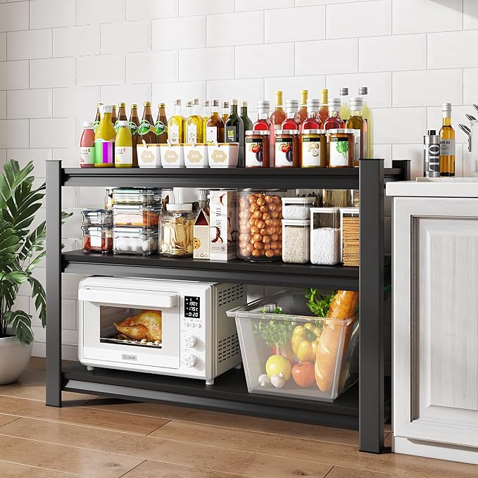 3-Tier Garage Shelving Heavy Duty,48" W Metal Shelving Unit - Image 6