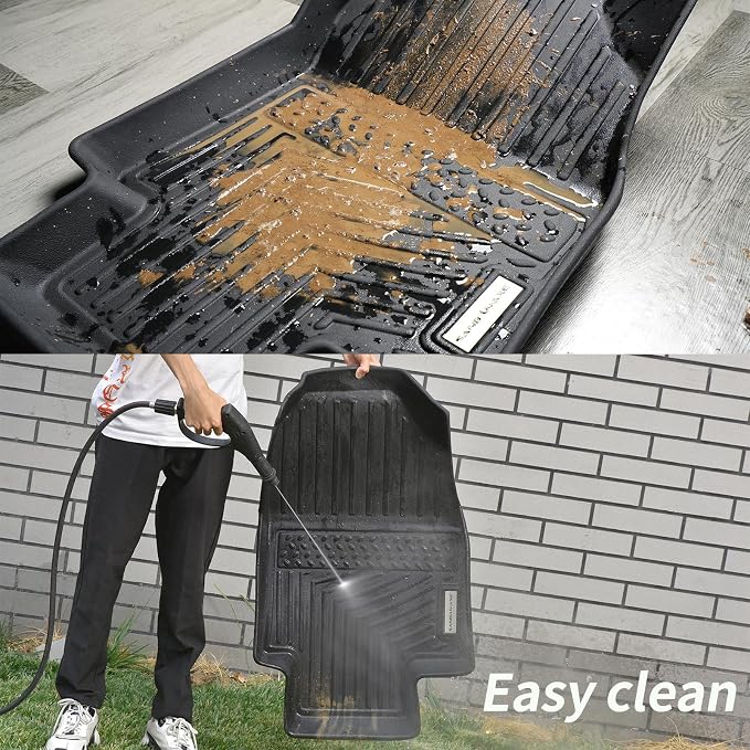 Floor Mats & Cargo Liner for 2024 2025 Mazda CX-90 CX90 PHEV 6&7 Seats(Not - Image 6