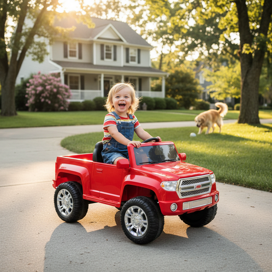 The Real Difference Between Battery-Powered and Pedal-Powered Kids Electric Ride On Car Truck Toys — And Which One Fits Your Child's Age and Backyard