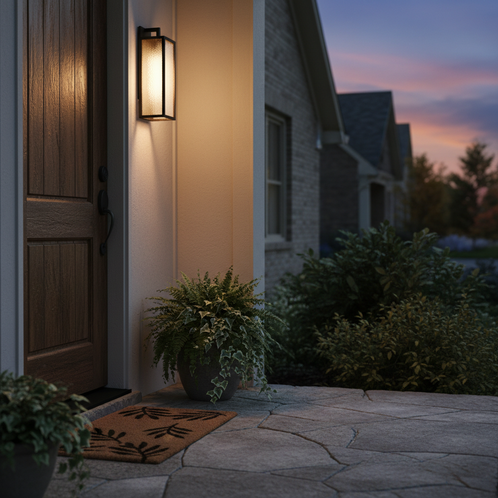 Small Space, Big Impact: How to Use Outdoor Porch Wall Lights in a Compact Entryway