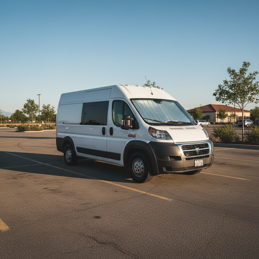 Windshield Sun Shade for Truck & ProMaster Van on a Budget: How to Get a Perfect Fit Without Spending a Fortune
