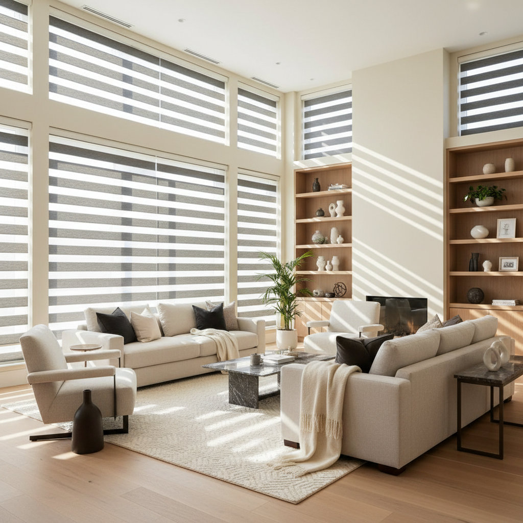 What Smart Homeowners Spend on Window Treatments and Skip the Fluff in Cordless Zebra Blinds Modern Home Window Upgrades