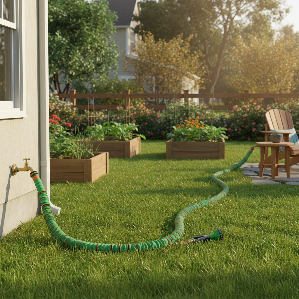 After Your Backyard Setup Change: Judge an Expandable Garden Hose by Flexibility, Not Brand