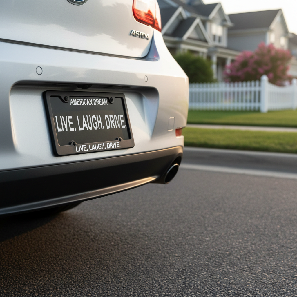 How the Personalization Trend Reshaped Car Culture: The Rise of Custom License Plate Frame Style