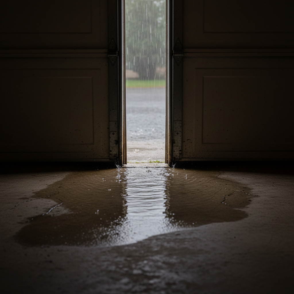 Sandbags vs. Aluminum Flood Barrier Garage Door Protection: What Actually Stops Water