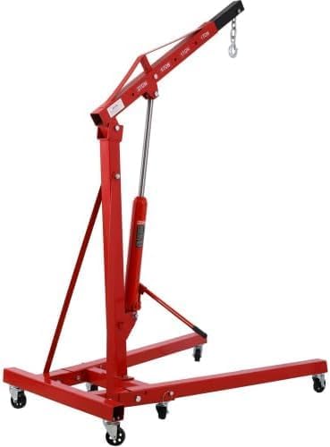 Engine Hoist 2 Ton, Cherry Picker Engine Hoist, Folding Hydraulic Tilting by EcoSummer