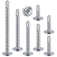 Wensilon（300pcs）#8×3/4”for Sheet Metal Self-Tapping Screws 410 Stainless Steel - Image 7