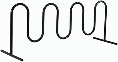 Global Industrial 94" L Wave Bike Rack, Free Standing, 9-Bike Capacity - Image 6