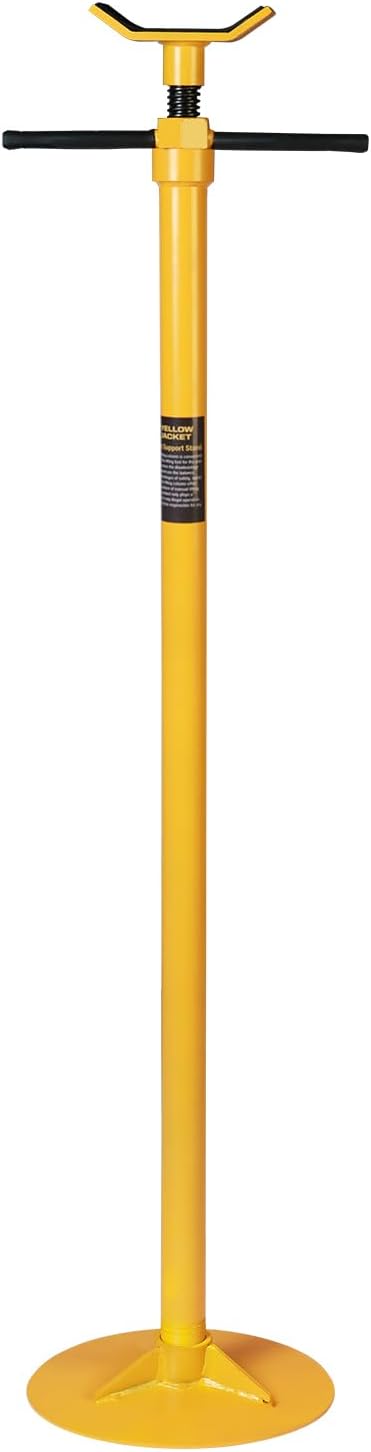 YELLOW JACKET Underhoist Support Stand 3/4 Ton Capacity Lifting from 52.8" to by YELLOWJACKET