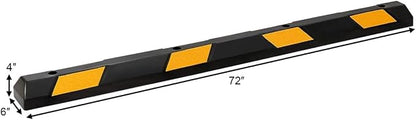 Goplus Parking Block, Heavy Duty Parking Target, Garage Wheel Stoppers - Image 3