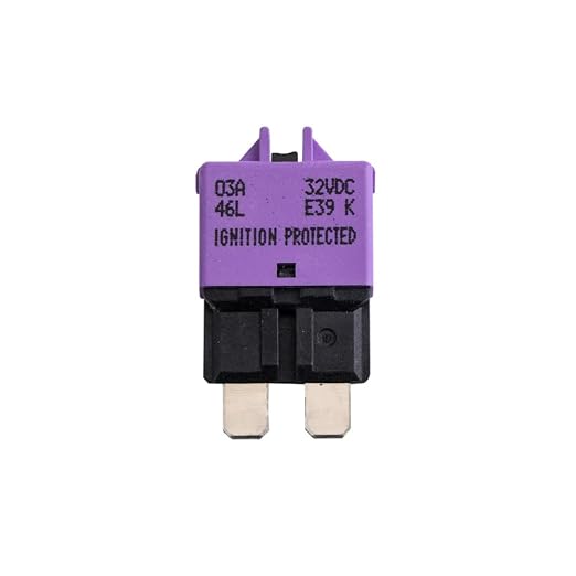 GLOSO Circuit Breaker Blade Fuse E39 Manual Reset Low Profile ATC/ATO by GLOSO
