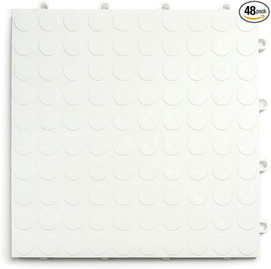 Big Floors GarageDeck Coin Pattern, Durable Copolymer Interlocking Modular by BigFloors