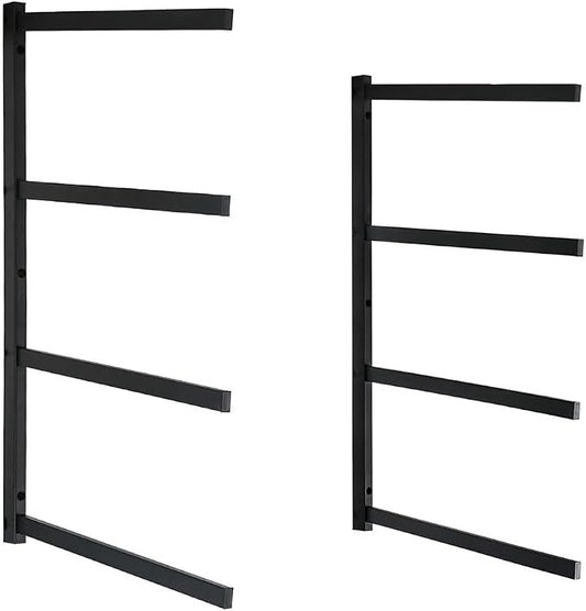 ​Lumber Storage Rack Metal Shelf Brackets, Sturdy Multipurpose Racking by Unknown