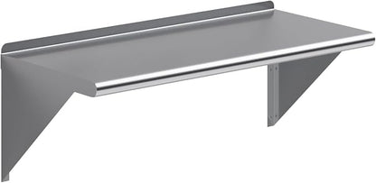 AmGood 36" Long X 16" Deep Stainless Steel Wall Shelf | NSF Certified | by AmGood