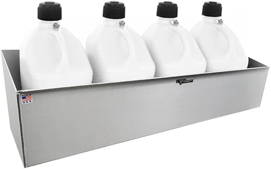 Pit Posse 431 Utility Fuel Jug Rack Holder Shelf 46" Fits 4 Five Gallon Jugs by PITPOSSEMOTORSPORTS