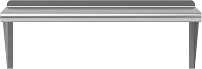 AmGood 12" X 30" Stainless Steel Wall Shelf | NSF Certified Metal Shelving - Image 4