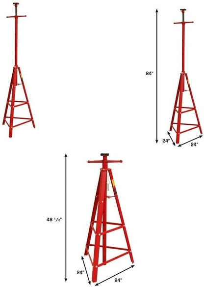 Stark USA Underhoist Tripod Stand 2 Ton Capacity High Lift Jack Stand Reach - Image 6