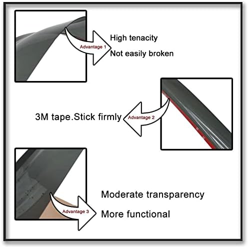 Wind Deflector Compatible with 2007-2014 Ford Edge/Lincoln MKX Smoke Sun/Rain - Image 5