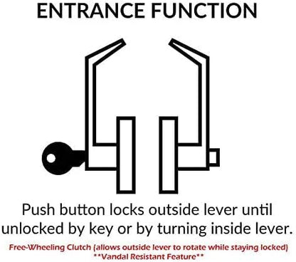 Commercial Lever Door Lock - Image 6