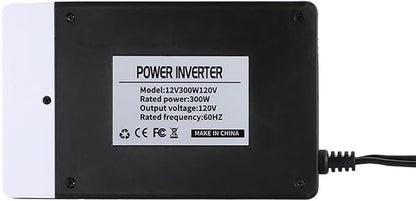 300W Car Power Inverter, DC 12V to 110V AC Car Plug Adapter Outlet - Image 7