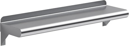 AmGood 24" Long X 6" Deep Stainless Steel Wall Shelf | NSF Certified | by AmGood